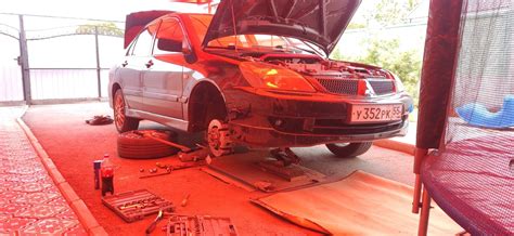 Замена ГРМ — Mitsubishi Lancer IX, 2 л, 2006 года | плановое ТО | DRIVE2