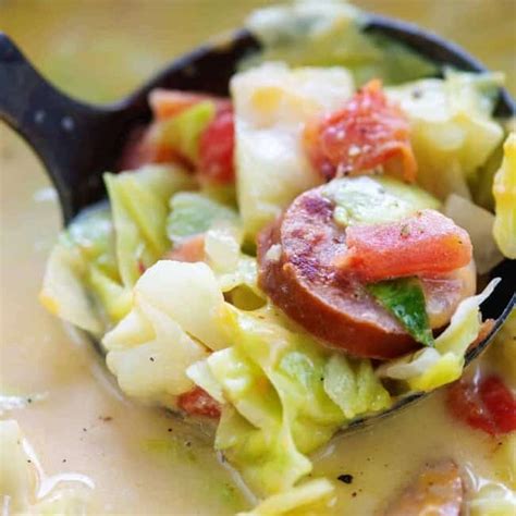 Keto Creamy Ham And Cabbage Soup That Low Carb Life