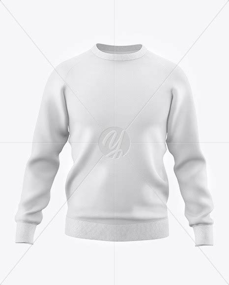 Men's Raglan Sweatshirt Mockup - Front View - Free Download Images High ...