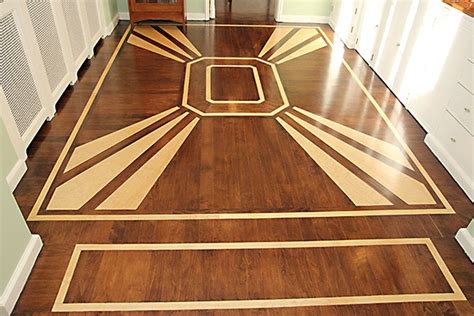 Inlaid Hardwood Floor