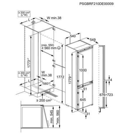 K P Electrolux Integrerad Kyl Frys Enc Md S