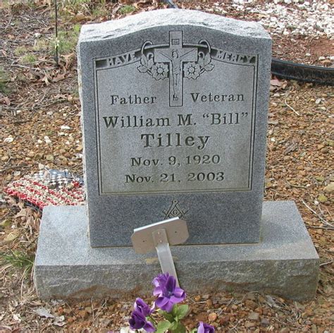 William M Bill Tilley 1920 2003 Find A Grave Memorial