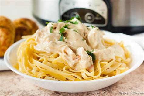 Easy Crock Pot Chicken Alfredo Slow Cooker Chicken Alfredo Recipe