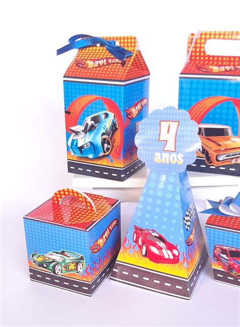 Kit Hot Wheels Caixinhas Lembrancinhas Hot Wheels Elo