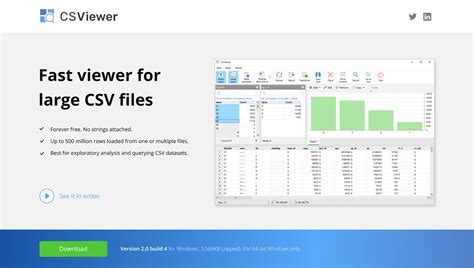 Download Free Fast Csv File Viewer