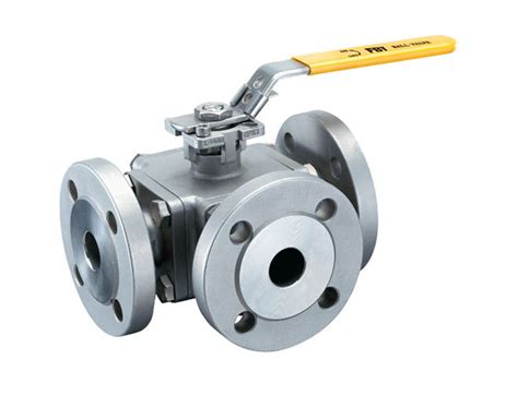 3 Way Ball Valve ISO5211 Direct Mounting Pad POV VALVE