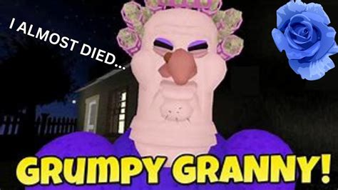 Playing Grumpy Gran Obby Roblox Youtube