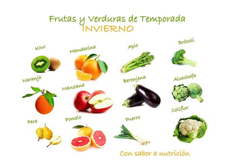 Frutas Y Verduras De Temporada Invierno Con Sabor A Nutrici N