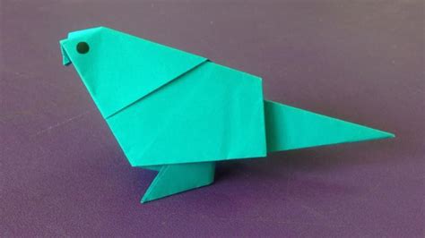 How To Make A Paper Bird Easy Origami Birds For Beginners Making