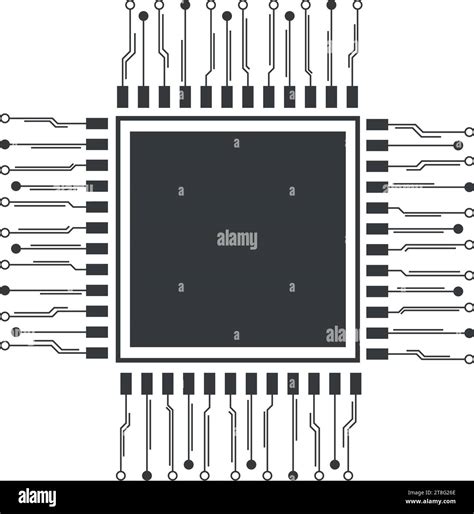 circuit electric microchip illustration Stock Vector Image & Art - Alamy