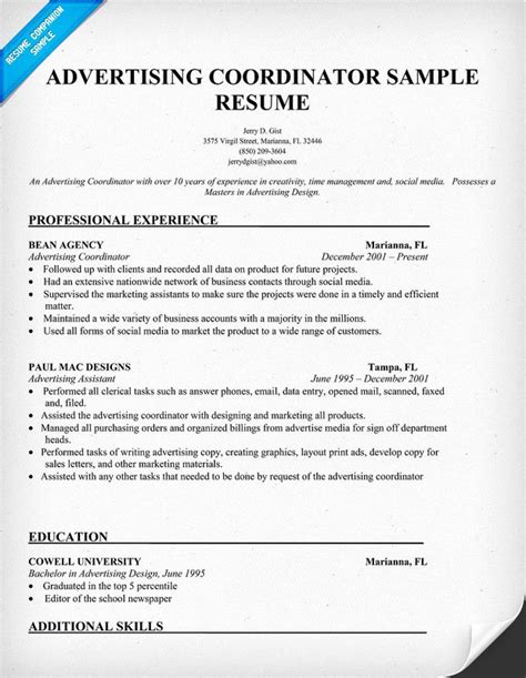 Skill Set Resume Template