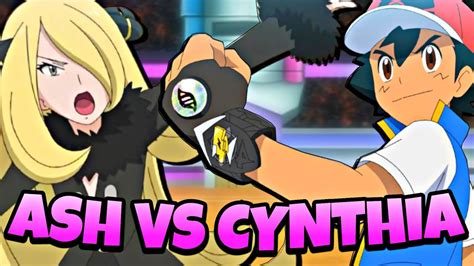 The Story Of Ash Vs Cynthia From Sinnoh To Masters 8 Pokémon