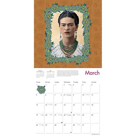 Buy Frida Kahlo Wall Calendar Art Calendar Calendar Online At