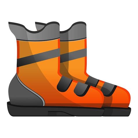 Premium Vector Ski Boots Icon Cartoon Of Ski Boots Vector Icon For