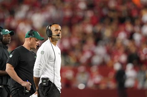 New York Jets Security Escorts Robert Saleh Out Of Building