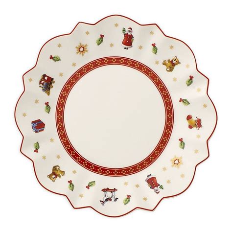 Villeroy Boch Toy S Delight Bread Butter Plate In White Christmas