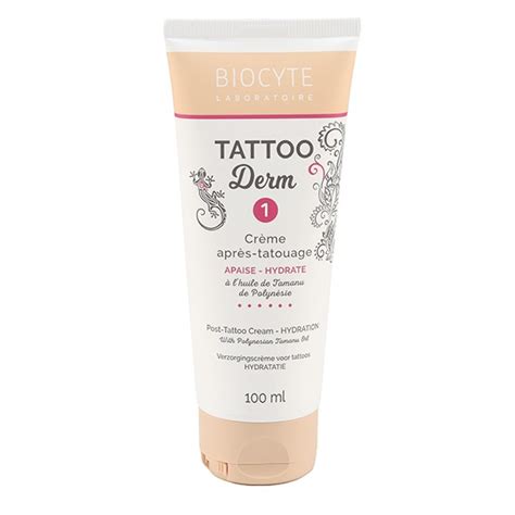 Biocyte Tattoo Derm Crème après tatouage Réparation cutanée