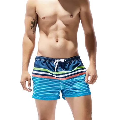 Seobean Swimwear Men Beachshorts Board Shorts Men Quick Dry Bermudas