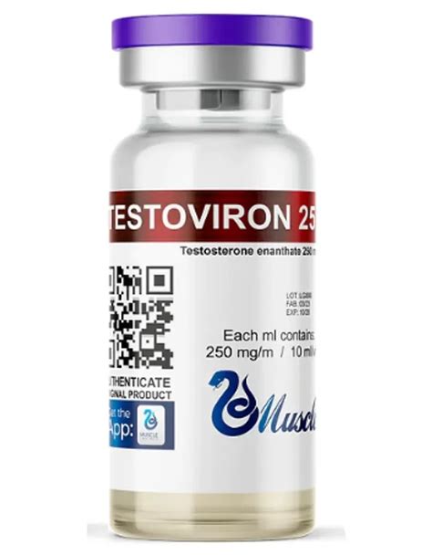 Enantato De Testosterona Muscle Pharma 250mg Ml 10ml Formula