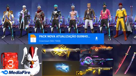 Saiu Melhor Pack De Textura No Free Fire Atualizado Pega Rank