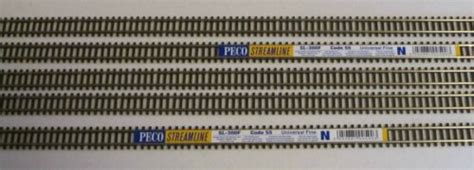 Peco N Scale Sl F Code Nickel Silver Rail Flex Track Pack