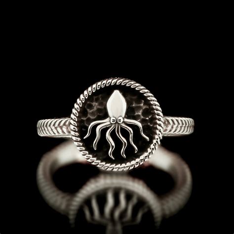 Ladies Kraken Ring - Sterling Silver – Twisted Love Jewelry Works NYC