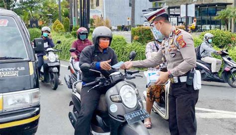 Nusabali Hari Operasi Zebra Lempuyang Pelanggar Kena Teguran