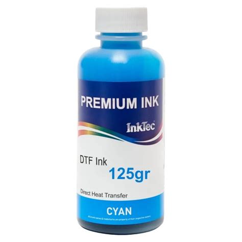 Tinta DTF Cian InkTec DTF Botella 125 G