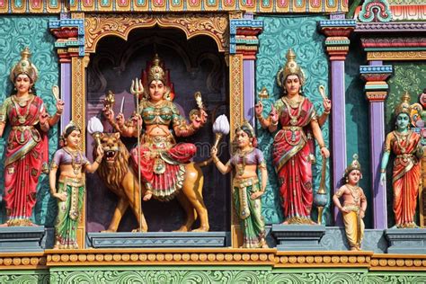 Sculpture, Architecture and Symbols of Hinduism and Buddhism Stock ...