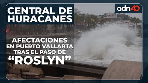 El huracán Roslyn deja inundaciones en Puerto Vallarta así se ve