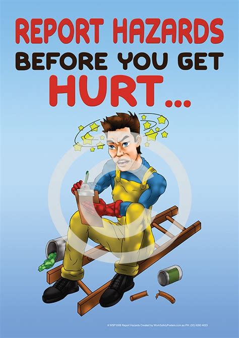 Report Hazards In The Workplace Posters Safety Posters