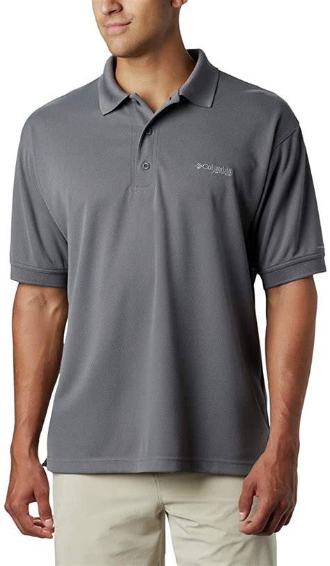 Columbia Mens PFG Perfect Cast Golf Polo Shirts