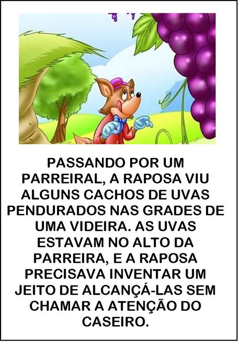 Aprender Brincando Folclore A Raposa E As Uvas