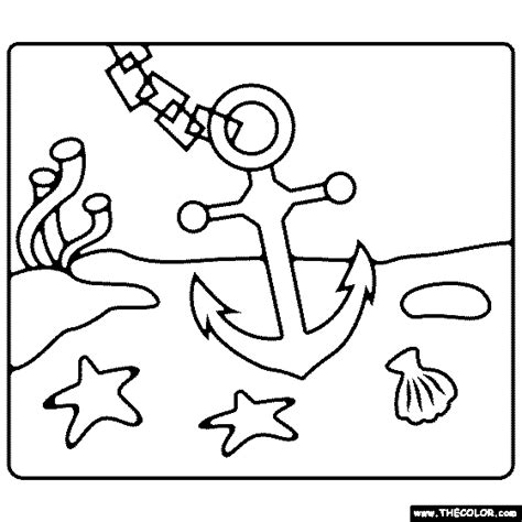 Anchor Coloring Pages Free