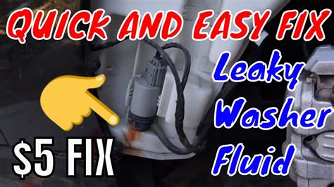 HOW TO BMW Leaking Washer Fluid Reservoir QUICK 5 FIX E90 E92 328i