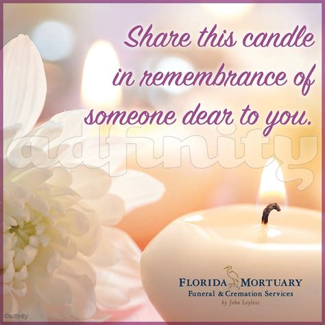 Share this candle in remembrance of someone dear to you. (Facebook ...