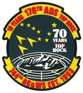 176th AIR DEFENSE SQUADRON 70th ANNIVERSARY 2023 Flightline Insignia