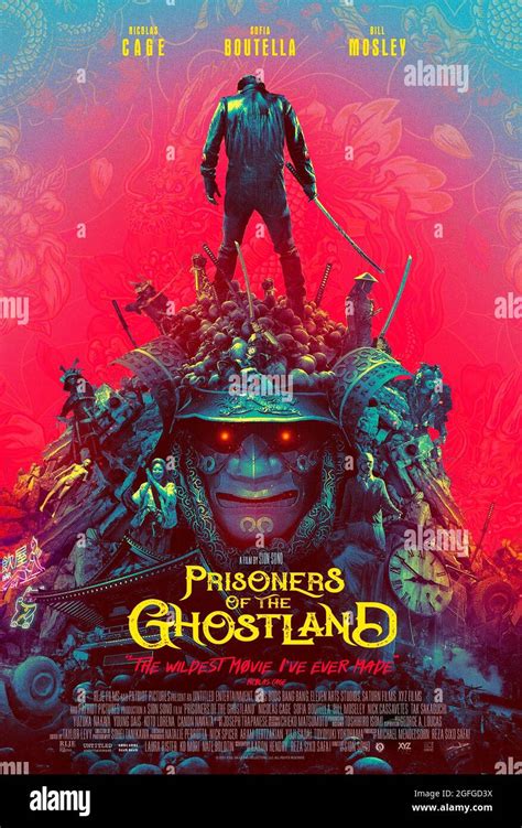 PRISONERS OF THE GHOSTLAND Poster Nicolas Cage Top 2021 RLJE