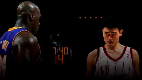 Shaqs First Encounter With Yao Ming Did Not Go As Expected Youtube