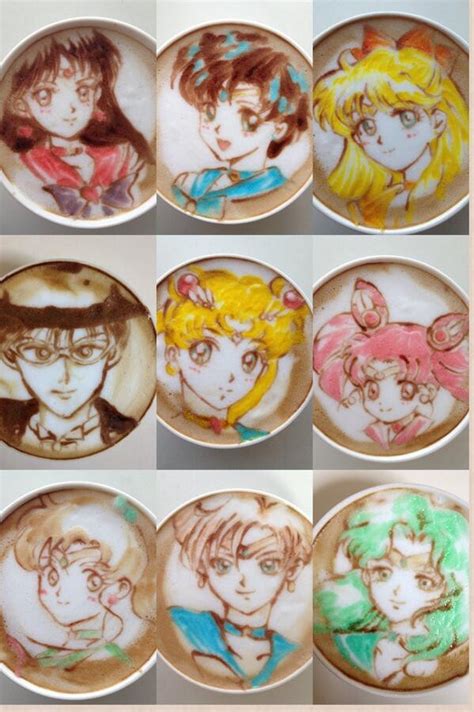 Anime Coffee Art - Too Cool To Drink