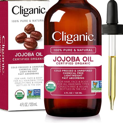 Usda Organic Jojoba Oil 100 Pure 4oz Large Natural Cold Pressed