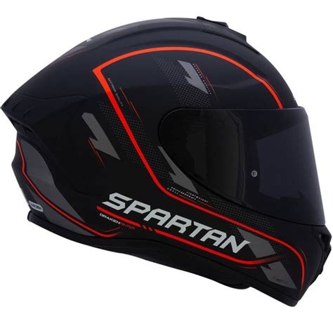 Casco Spartan Draken Rinter A4 Moto Certificado Ece Original Envío Gratis