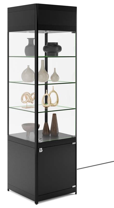 Led Retail Tower Tempered Glass Shelves