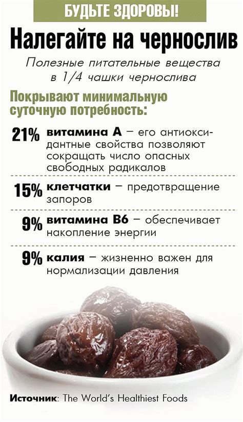 Чернослив - польза и вред для организма, полезные свойства и ...