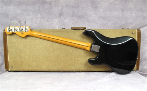 Fender Precision Fullerton Vintage Series 57 1983 Black Bass For Sale Andy Baxter Bass