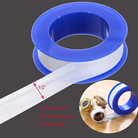 Ptfe Pipe Slealant Seal Teflon Tape Plumbers Tape 10 Rolls Theard