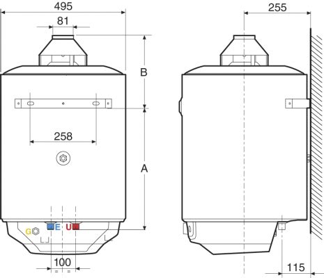 Gazowy pojemnościowy podgrzewacz wody S SGA X 80l EE Ariston 3211025