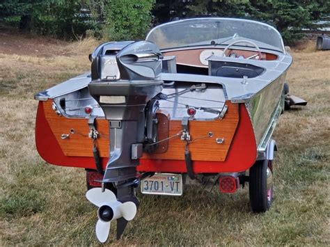 1956 Crestliner Viking Deluxe Vintage Boats Aluminum Boat Boat Stuff