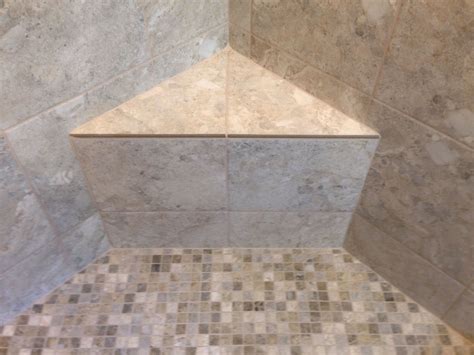 Corner shower seat | Corner shower seat, Shower seat, Custom shower