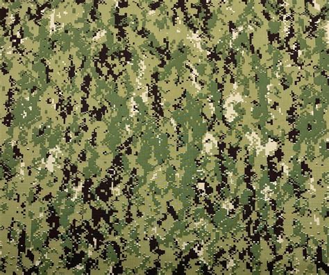 Aor2 Nwu Iii Navy Logo Nyco Ripstop Camo Uniform Fabric By 1205